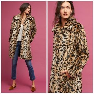 Matison Stone Anthropologie Leopard Print Coat